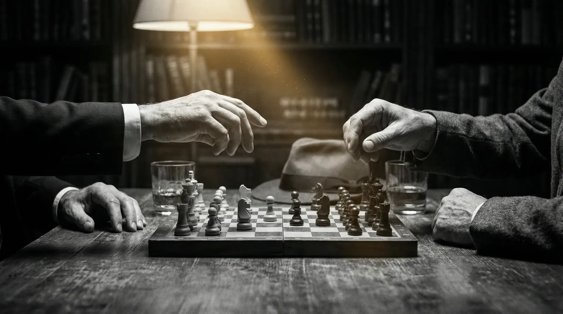 学长突然将安慰器遥控器开到最大 艺术探索系列 - 非线性叙事，棋盘上的对弈象征命运的交错